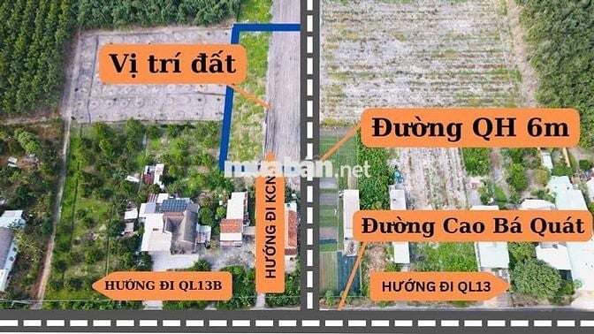 Chính chủ bán lô đất 180TR Ngay KHU CÔNG NGHIỆP MINH HƯNG,CHƠN THÀNH