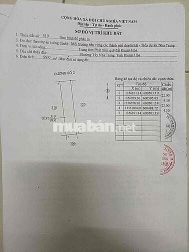Bán lô đất đường 16m, đường thông  khu TĐC Ngọc Hiệp, phường Tây Nha T