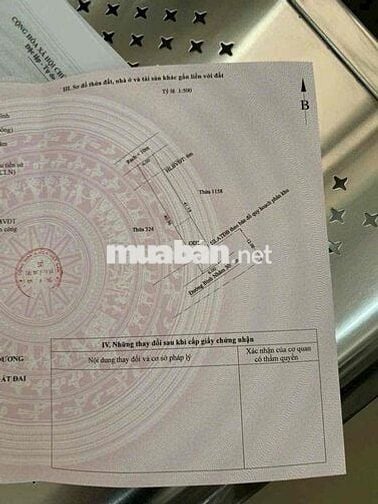 BÁN ĐẤT BÌNH NHÂM (6x41) KHU TOÀN BIỆT THỰ