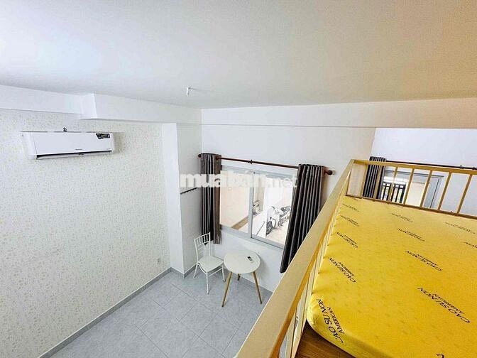DUPLEX BAN CÔNG ĐI BỘ ĐH VĂN LANG DẦY ĐỦ NỘI THẤT THANG MÁY MÁY GIẶT