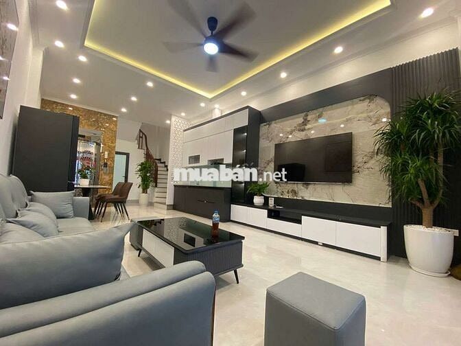 ĐÀM QUANG TRUNG 6 TẦNG THANG MÁY – FULL NỘI THẤT – 59M RA CẦU VĨNH TUY