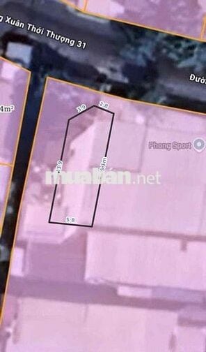 BÁN NHÀ MẶT TIỀN 8,5x17m GIÁ 8ty KẾ BÊN CHỢ ĐẦU MỐI HÓC MÔN