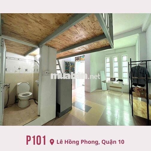 Cho thuê phòng trọ 45m2 Lê Hồng Phong , Quận 10