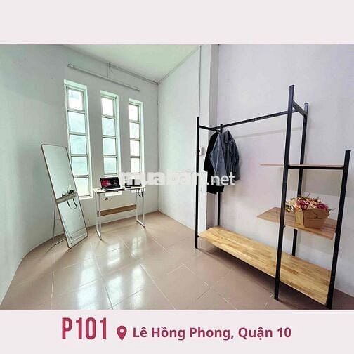 Cho thuê phòng trọ 45m2 Lê Hồng Phong , Quận 10