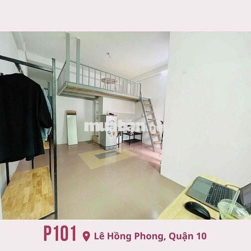 Cho thuê phòng trọ 45m2 Lê Hồng Phong , Quận 10