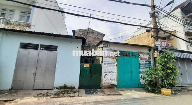 Nhà Nát 10x24(232m2) Mặt Tiền Đường Số 1 Thông Bờ Kè Tham Lương 15.7Ty