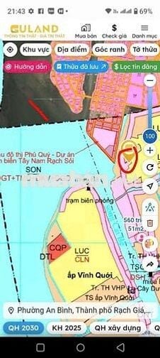 Bán Nền liền kề với KĐT Phú Quý - Phú Cường