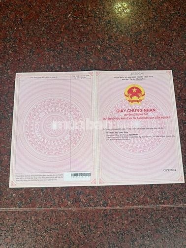 Bán dùm ông anh nhà hẻm 2266/14/15F xã nhà bè xe hơi đậu trước nhà hẻm