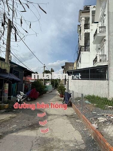Đất 2 Mặt Tiền Đường Thông DT: 4.85m x 13.5m Thổ Cư 63.5m SHR