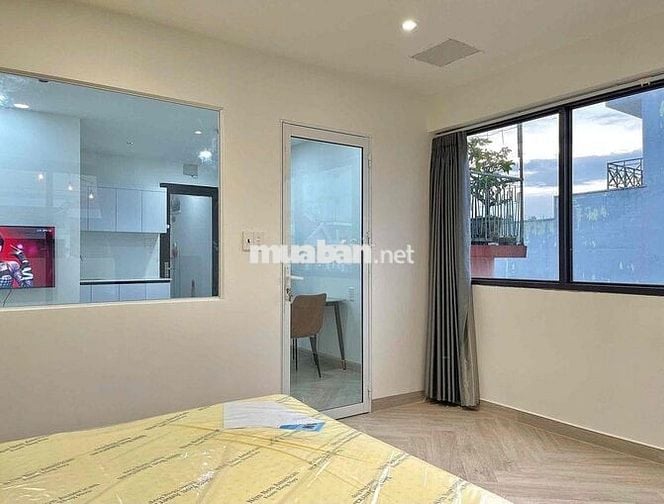 Căn Hộ 1PN Ban Công, Máy Giặt Riêng, Full NT Gần Vạn Hạnh Mall - Q10