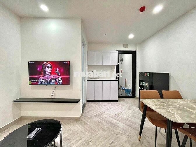 Căn Hộ 1PN Ban Công, Máy Giặt Riêng, Full NT Gần Vạn Hạnh Mall - Q10