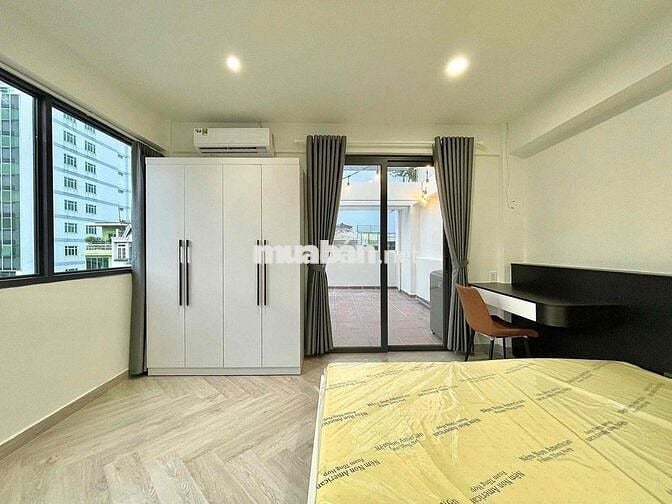 Căn Hộ 1PN Ban Công, Máy Giặt Riêng, Full NT Gần Vạn Hạnh Mall - Q10