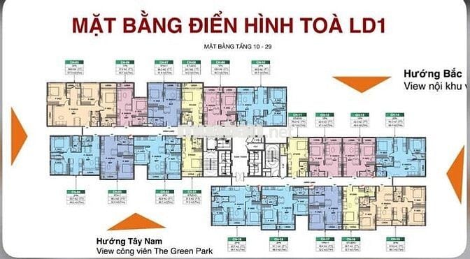 Bán nhanh căn hộ 3ngủ toà LD1 khu Vinhome Ocean park thu hồi vốn
