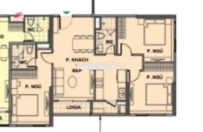 Bán nhanh căn hộ 3ngủ toà LD1 khu Vinhome Ocean park thu hồi vốn
