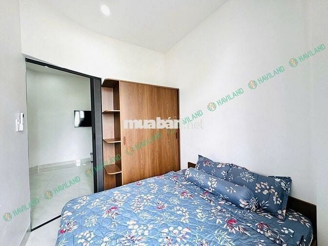 1PN MỚI KENG CÓ BAN CÔNG KHUÊ MỸ SAU LƯNG BV 600 GIƯỜNG