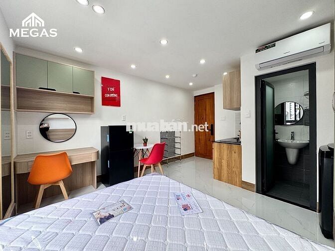 CĂN HỘ STUDIO - FULL NỘI THẤT - MỚI 100% NGAY SAU EMART PHAN VĂN TRỊ