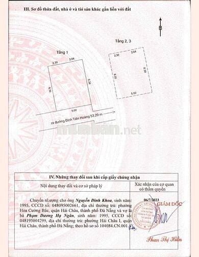 Bán  Nhà 2 mặt kiệt - 3 tầng 3 mê Đinh tiên hoàng