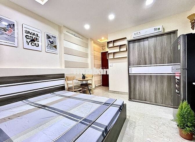 CĂN HỘ DV CÓ BALCON FULL NỘITHẤT,GẦN NGÃ 4 PHẠM VĂN ĐỒNG&LÊ QUANG ĐỊNH