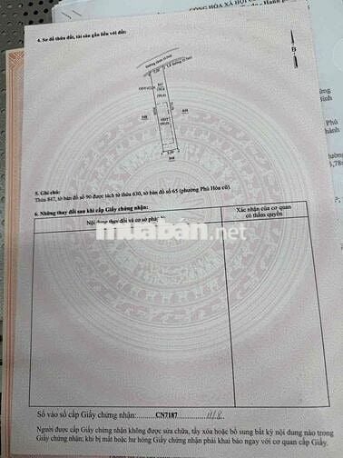 TÔI CHỈNH CHỦ CẦN BÁN LÔ ĐẤT ĐƯỜNG NHỰA 5M  KẾ BÊN KDC KINH OANH