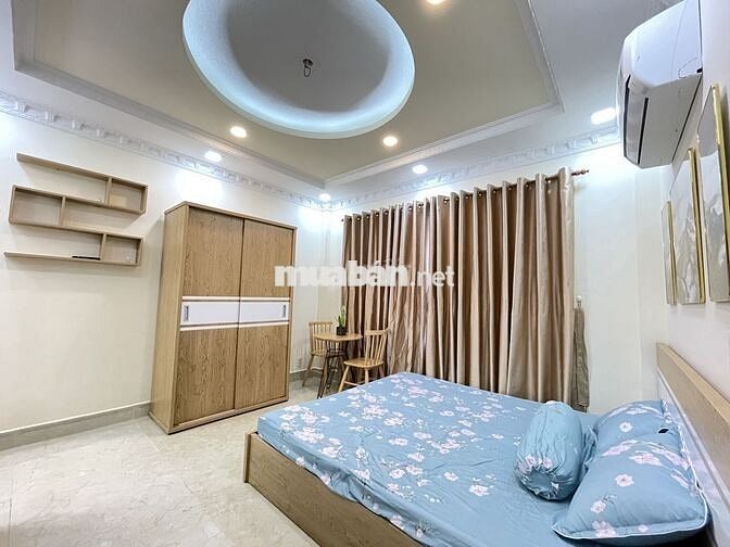 CĂN HỘ DV CÓ BALCON FULL NỘITHẤT,GẦN NGÃ 4 PHẠM VĂN ĐỒNG&LÊ QUANG ĐỊNH
