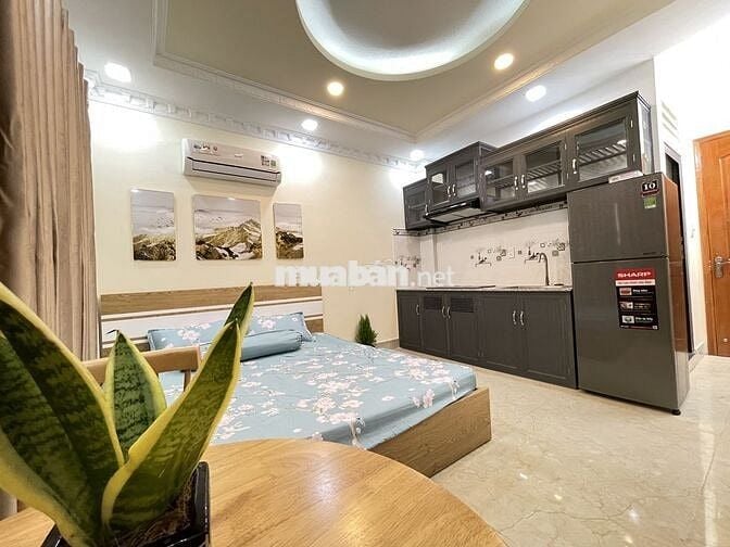CĂN HỘ DV CÓ BALCON FULL NỘITHẤT,GẦN NGÃ 4 PHẠM VĂN ĐỒNG&LÊ QUANG ĐỊNH