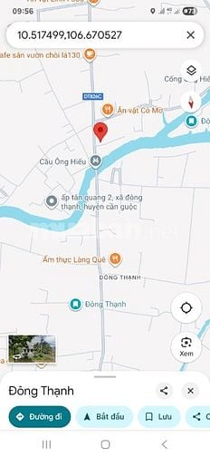 Bán 233m2 thổ, MT 826C, Đông Thạnh, Cần Giuộc, LA, ( Tây Ninh)