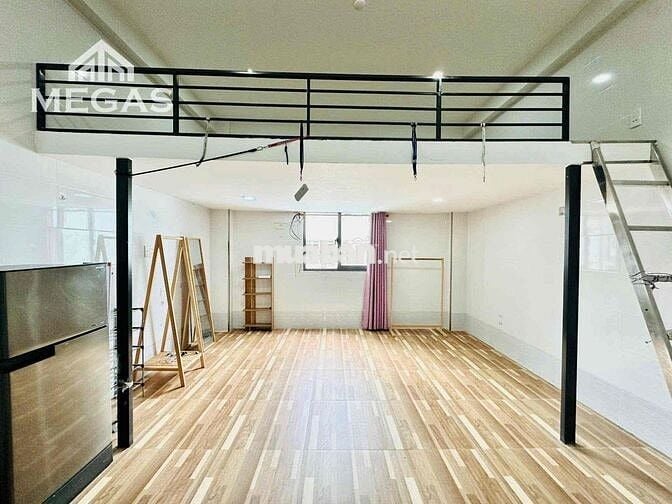 GÁC LỬNG FULL NỘI THẤT RỘNG 45M2 CỬA SỔ TRỜI BAO THOÁNG MÁT SẠCH SẼ