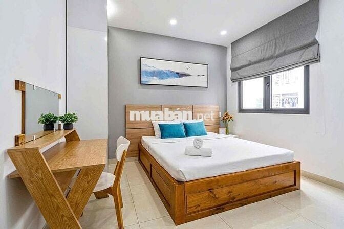 Khai trương căn hộ ban công thoáng full nội thất Trần Hưng Đạo quận 1