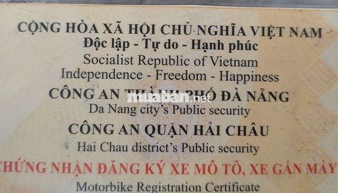 Dư dùng cần thanh lý xe Future