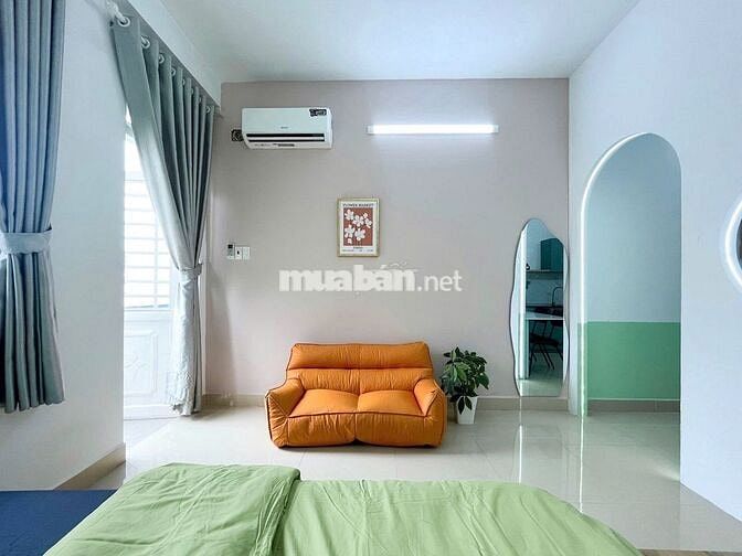 🏡 Cho thuê căn 1 phòng ngủ tách bếp – Full nội thất sát IUH, VLU