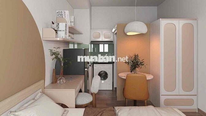 CĂN HỘ FULL NỘI THẤT 15 MÓN CÓ MÁY GIẶT RIÊNG NGAY DƯƠNG QUẢNG HÀM