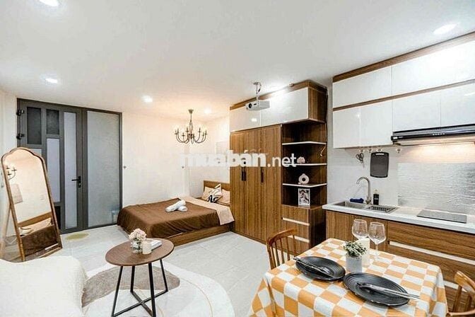 Phòng CHDV Tân Bình 40m2 đầy đủ nội thất