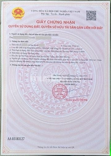 Lô góc ngay mặt tiền đường tỉnh ĐT750 nằm sát KCN giá 3,7tr/m2