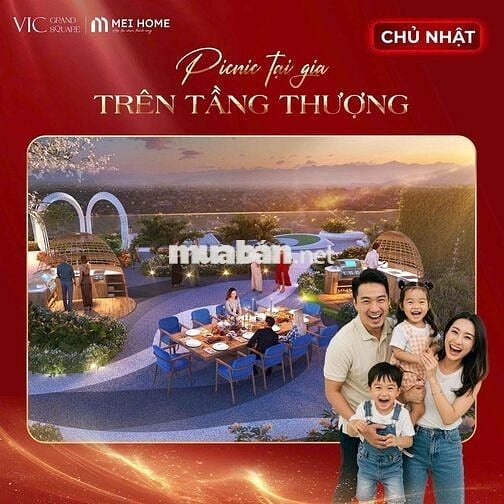 Quỹ Căn 2PN 68m2 tại Vic Grand Square trung tâm TP Việt Trì