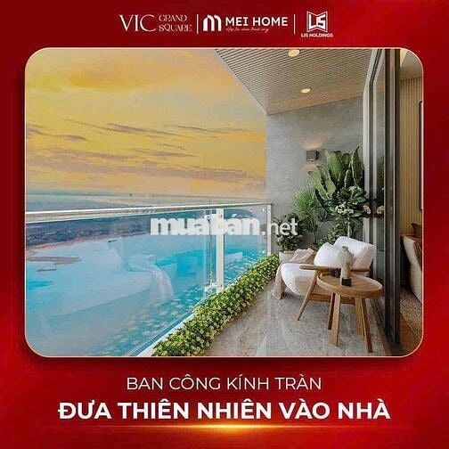 Căn hộ 3PN 82m2 tại VIC GRAND SQUARE Việt Trì  đáng sống