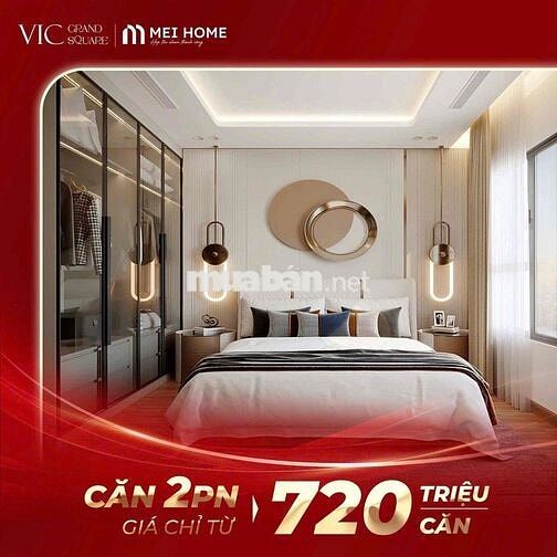 Quỹ Căn 2PN 68m2 tại Vic Grand Square trung tâm TP Việt Trì