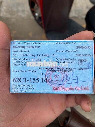 Visson 2019 ổ khóa smaky màu đỏ bsố Long An