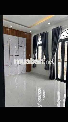 nhà trệt lầu 2 pn 2 wc 6 x7 hẻm 3 m