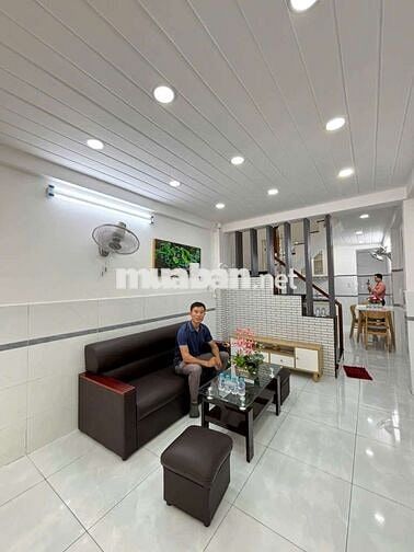 NHÀ GÒ VẤP – TRỆT LẦU HẺM Ô TÔ – NGAY CHỢ THẠCH ĐÀ CHỈ 4.1 TỶ