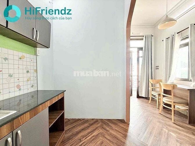 CĂN HỘ 1PN - BAN CÔNG TÁCH BẾP FULL NỘI THẤT SÁT BÊN CV LÊ THỊ RIÊNG