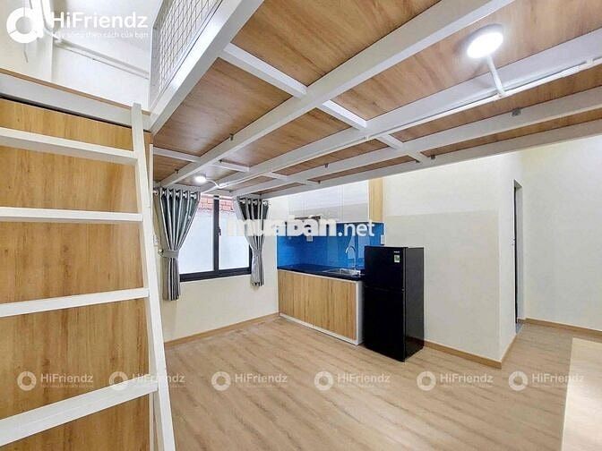 CĂN HỘ GÁC FULL NỘI THẤT CAO CẤP CÓ MÁY GIẶT RIÊNG CHỈ TÍNH ĐIỆN NƯỚC