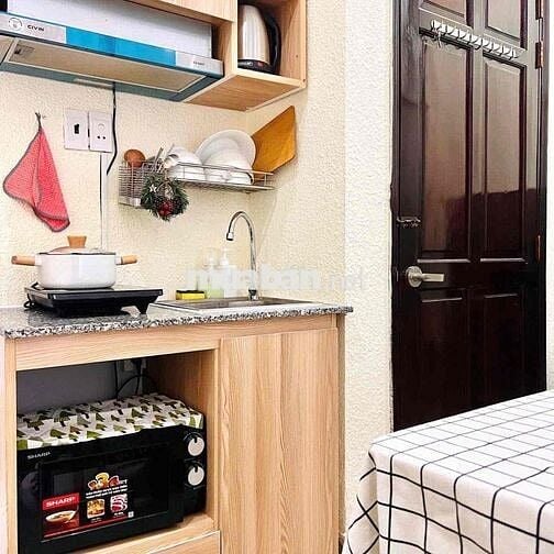 🔥CHDV Quận 1_Decor Xinh_1PN Balcony_Full NT _Đi Bộ Qua UEH (ISB)