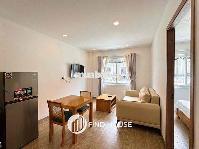 🌹CHO THUÊ CĂN HỘ 1PN + 1PK/STUDIO FULL_NỘI THẤT BANCOL GẦN CẦU KIỆU