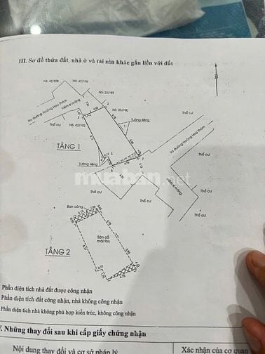 Bán nhà 42/36/34L Hoàng Hoa Thám P7 Bình Thạnh 2 mặt hẻm xe hơi 