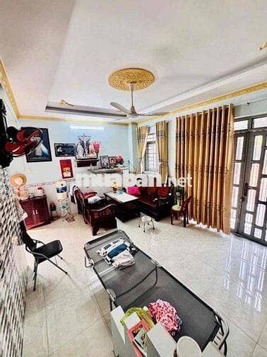 NHÀ CĂN GÓC THÔNG THOÁNG DT 6x15 1TRỆT 1LẦU 3PN 2WC HẺM ÔTÔ XE TẢI