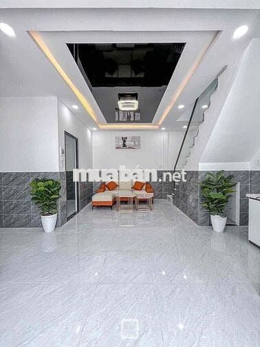 BÁN NHÀ TRỆT LẦU MỚI KẾ CHỢ AN HOÀ. ĐƯỜNG PHẠM NGŨ LÃO