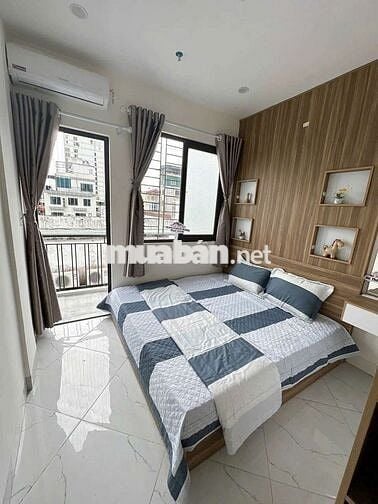 Đập hộp CCMN 35m2 full đồ máy giặt riêng ban côngthoáng mát Hồ Đắc Di