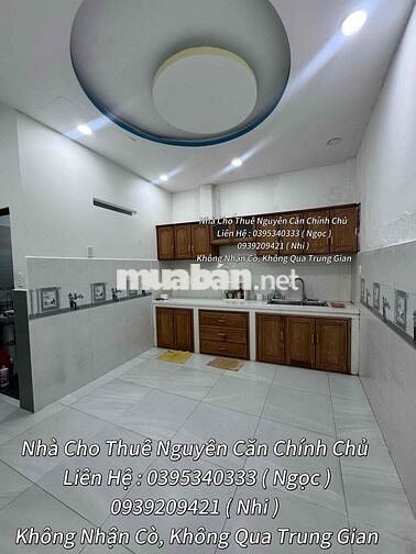 CHO THUÊ NHÀ CHÍNH CHỦ KHÔNG MÔI GIỚI KHÔNG QUA TRUNG GIAN