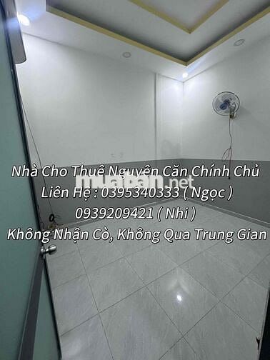 CHO THUÊ NHÀ CHÍNH CHỦ KHÔNG MÔI GIỚI KHÔNG QUA TRUNG GIAN