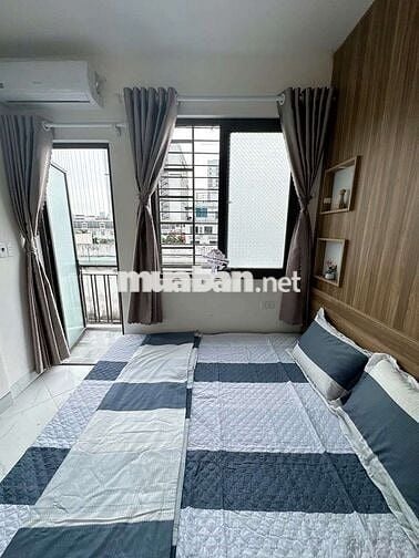 Đập hộp CCMN 35m2 full đồ máy giặt riêng ban côngthoáng mát Hồ Đắc Di